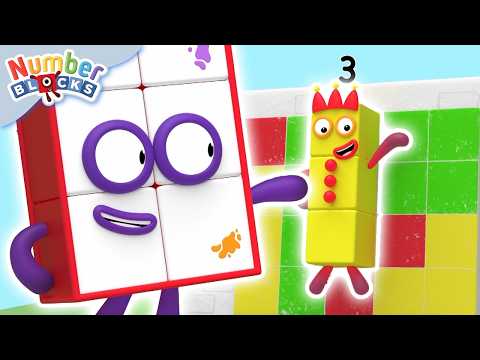 개학 - 그림 그리기로 수 세기 배우기 | 수 세기 배우기 | 넘버블록스