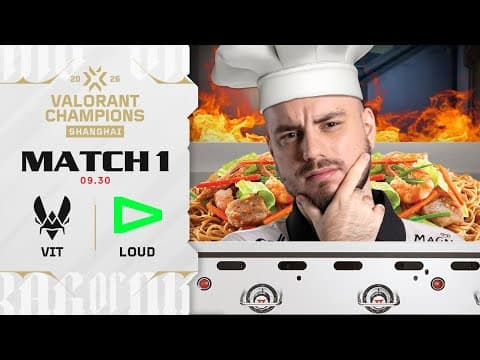 테판야끼 온 마이 맵 난 더크크  |  VIT vs. LOUD  | 그룹스테이지 6일차 MATCH 1 H/L 09.30| 발로란트 챔피언스 상하이