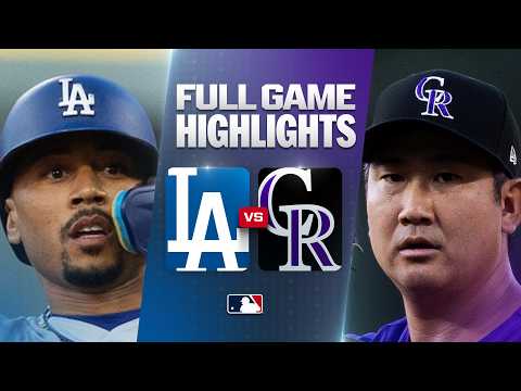 DODGERS vs. ROCKIES: Official Full Game Highlights (August 17) | 2026 MLB Season