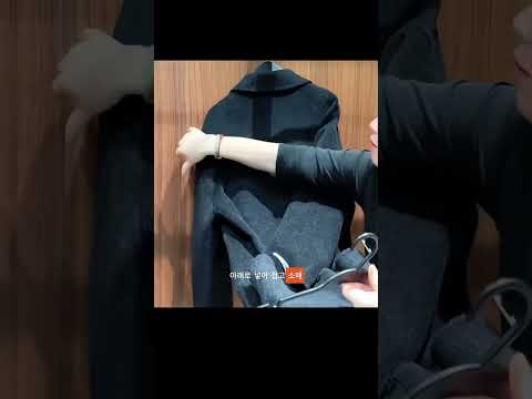 옷을 제대로 거는 꿀팁!