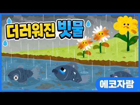 빗물이 더러워졌어요ㅣ환경동화ㅣ환경교육ㅣ키드키즈