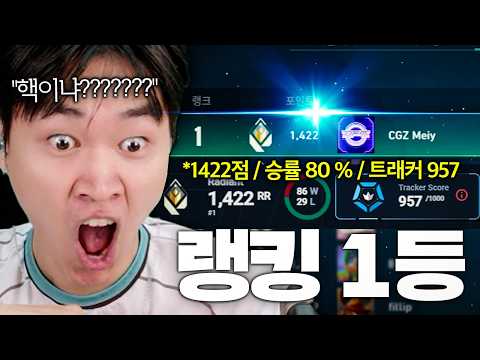1200점 우현이도 피해서 돌린다는 "현 1등", 실시간 아시아서버 최고점 갱신중인 한국인