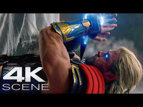 Thor Vs God Butcher (4K Blu-ray) Fight Scene | Thor 4: Love And Thunder 4K Movie Clip