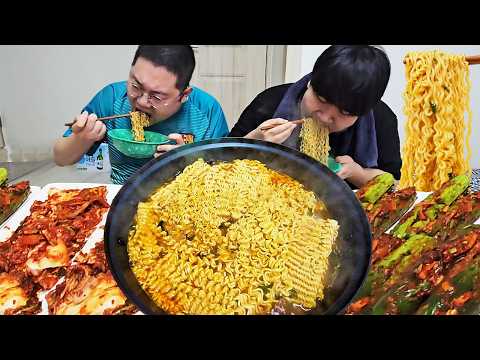 감스트x마빡 일 끝나고 라면 먹방