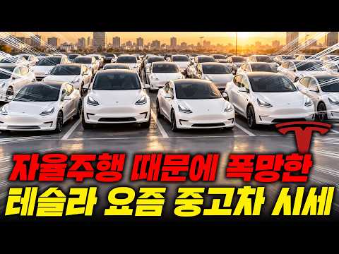 요즘 진짜 망한 테슬라 중고 가격(모델3, 모델Y)