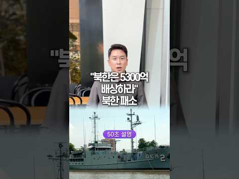“북한은 5300억 배상하라” 북한 패소, 50초 안에 설명하기