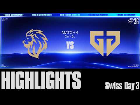 GEN vs LYON 매치 하이라이트 | 스위스 Day3 | 2026 월드 챔피언십