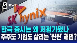 한국 증시는 왜 저평가됐나..주주도 기업도 살리는 '윈윈' 해법? / SBS 8뉴스