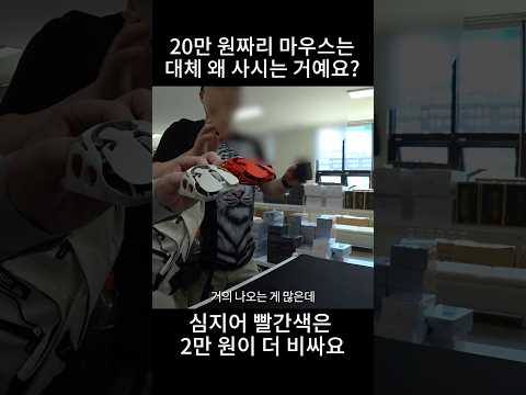 20만 원짜리 마우스는 대체 왜 사시는 거예요