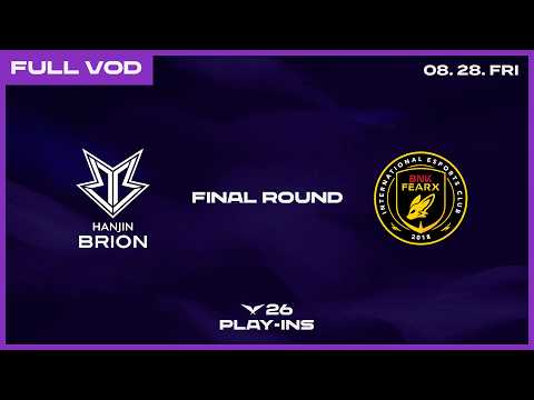 BRO vs BFX | 2026 LCK Play-Ins Final Round