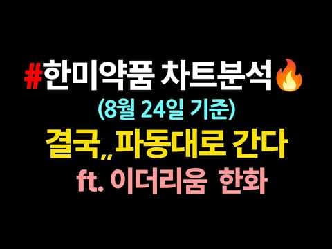 한미약품 매수타점_결국엔 파동대로 간다🔥