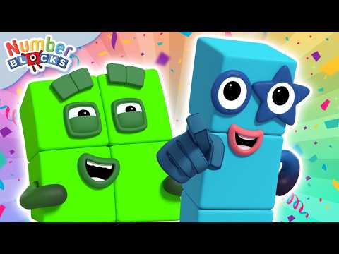 수학을 사랑하는 법을 배워요! | 수 세기 배우기 | 넘버블록스 | 어린이를 위한 수 세기 | 숫자 카툰 | 넘버블록스