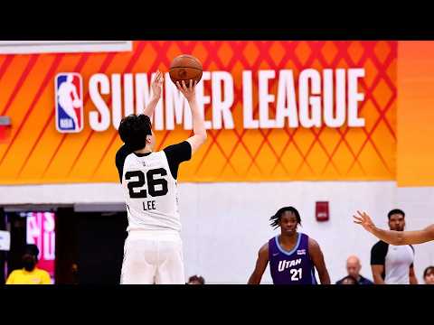 '3점 4개 22점 대폭발' 드디어 터진 이현중의 인생 경기 | NBA 서머리그