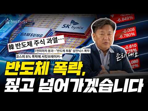 반도체 폭락의 공포, 이건 짚고 넘어가야겠습니다 | 존리의 머니스쿨