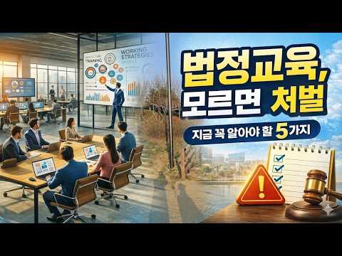 법정교육 모르면 처벌  #법정교육 #산업안전보건교육#성희롱예방교육 #개인정보보호교육 #직장내괴롭힘#장애인인식개선교육 #기업교육 #HR교육 #온라인교육 #휴먼리소스코리아#퇴직연금교육