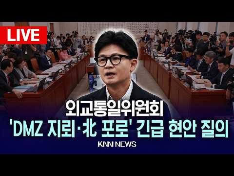 🔴LIVE [생중계] 'DMZ 지뢰 폭발 사고· 북한 포로 한국행' 외교통일위원회 긴급 현안 질의 / 26.09.30 / KNN