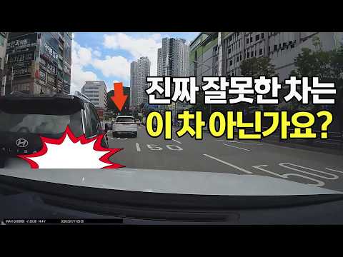 28385회. 안전거리를 확보하지 못한 블박차도 잘못은 있지만, 무리하게 차로를 변경해 사고를 유발한 차가 더 잘못이라는 의견입니다.