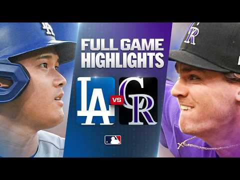 DODGERS vs. ROCKIES: Official Full Game Highlights (August 18) | 2026 MLB Season
