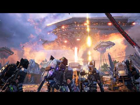 외계인이 침공한 미래 배그 근황