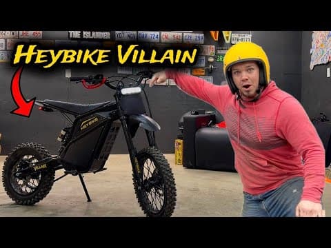 This Budget E-Moto Is Actually Insane For The Price! (HEYBIKE VILLAIN)