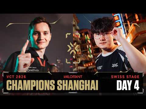 100T vs T1 / JDG vs FUT - 챔피언스 상하이 - 그룹 스테이지 - 4일차