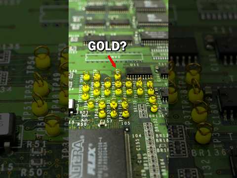 Testing circuit boards for gold with an XRF gun