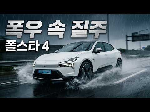 빗길에서 0-100km/h 테스트 결과는? 폴스타4 쿠페 27년식 시승기