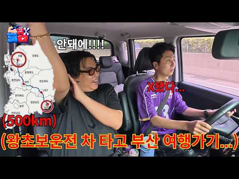운전한지 3개월 된 왕초보 차 타고 진심으로 목숨 걸린 500km 부산가기ㅋㅋㅋㅋㅋ