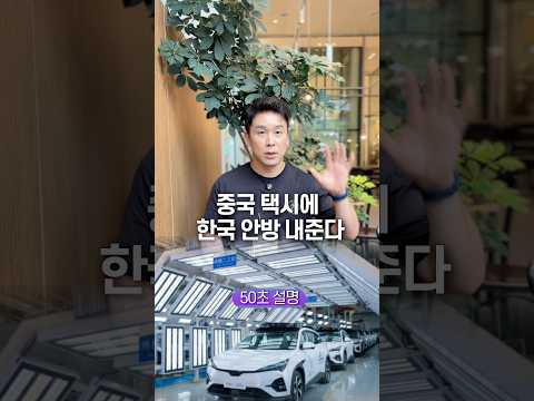 중국 택시에 한국 안방 내준다, 50초 안에 설명하기