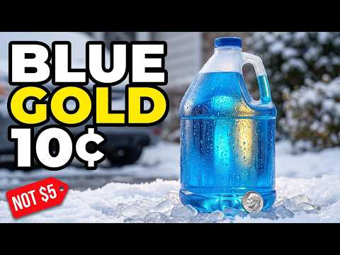 Windshield Washer Is a Total Scam! Make Blue Gold for 10 Cents