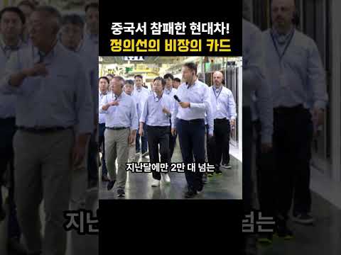 중국서 참패했는데 철수는 없다? 정의선이 꺼낸 현대차의 반전 승부수!