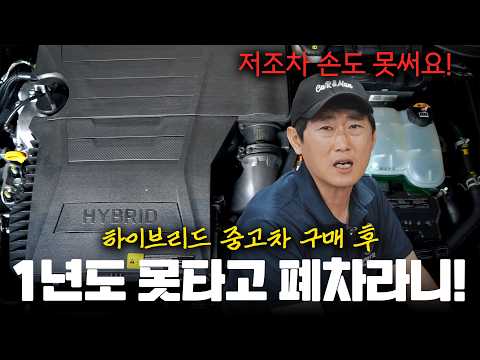 "돈 천만 원 깨지겠는데?" 오래된 하이브리드 중고차 구매가 어려운 이유를 알려드립니다! [자동차의모든것Car&Man] Automobile maintenance