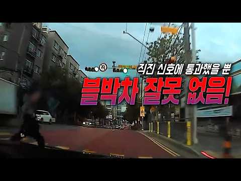 28687회. 1차로 좌회전 대기중인 차들 있어서 2차로로 직진신호에 통과하려는데 빠르게 무단횡단하는 보행자 사고
